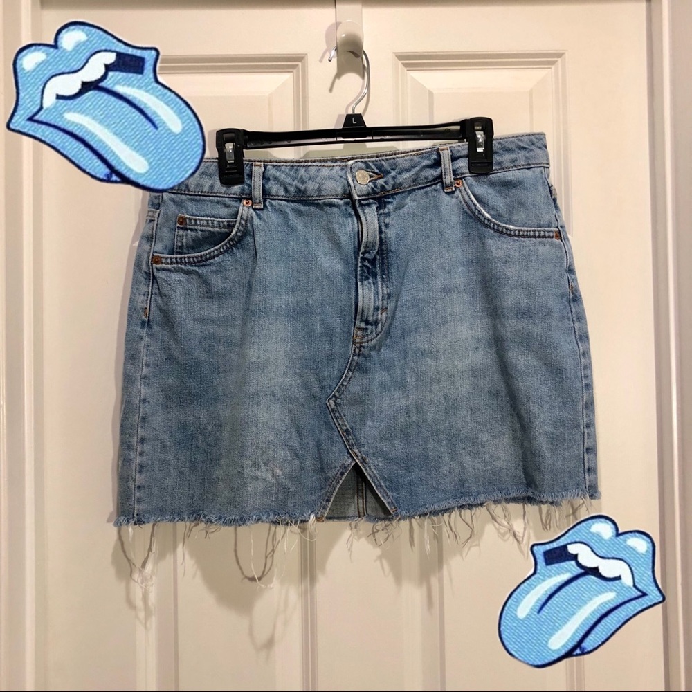 TOPSHOP denim skirt